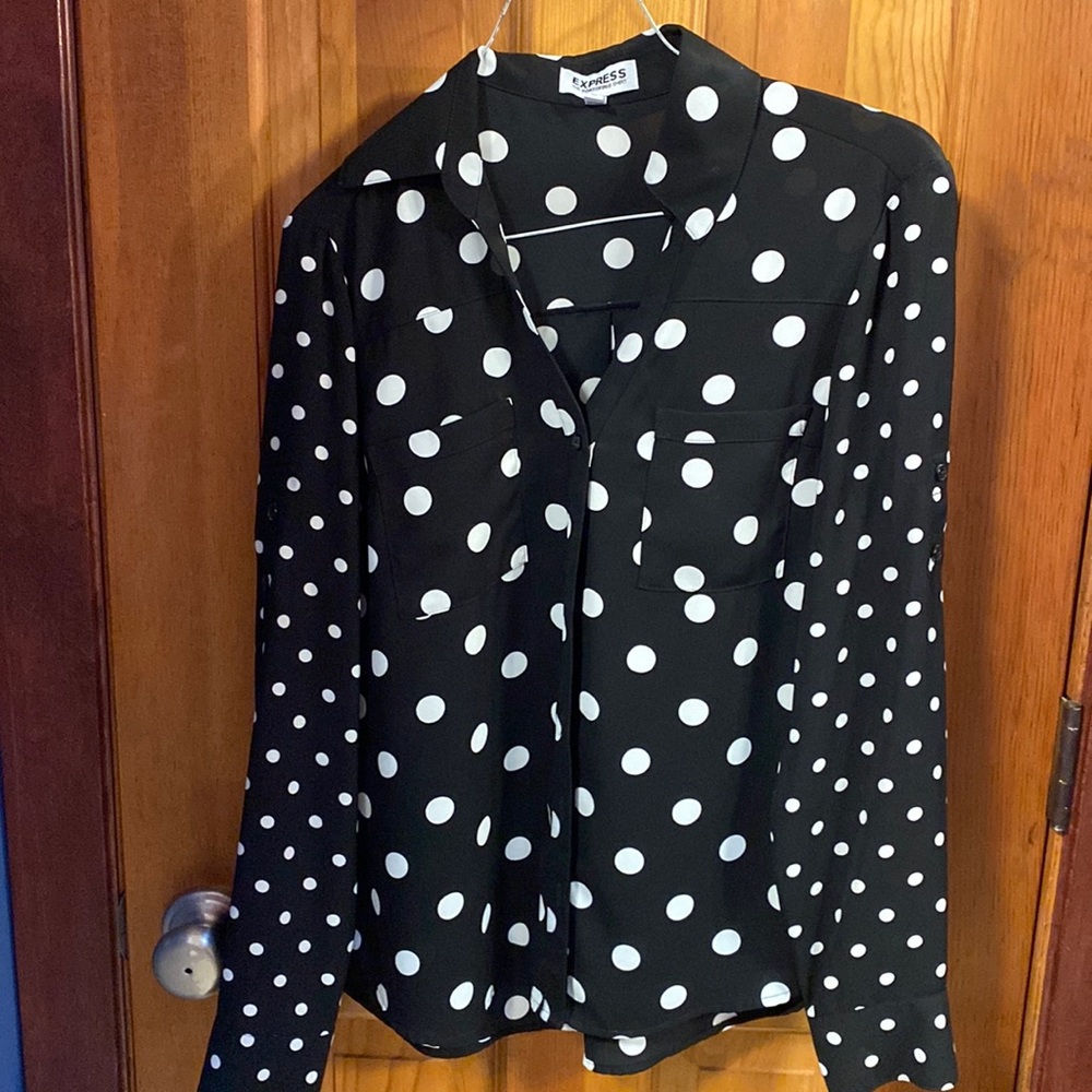 Express long sleeve blouse.